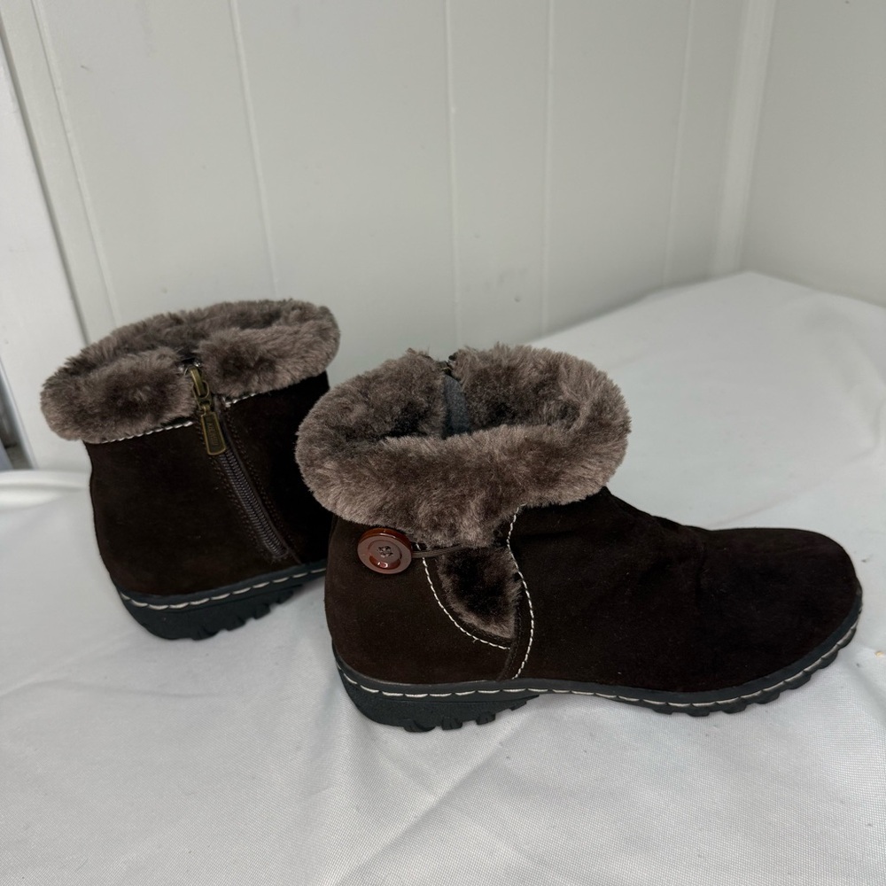 Brown women’s ankle boots - Picture 2 of 8